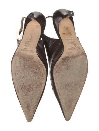 Jimmy Choo Leather Slingback Pumps