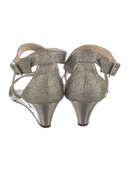 Jimmy Choo Glitter Glitter Accents Sandals