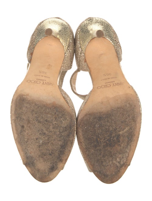 Jimmy Choo Glitter D'Orsay Pumps