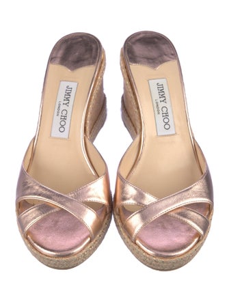 Jimmy Choo Leather Espadrilles