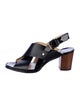 Jimmy Choo Leather Slingback Sandals