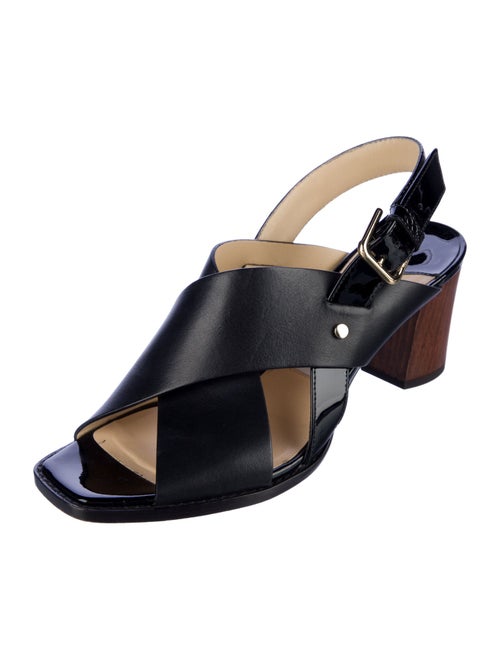 Jimmy Choo Leather Slingback Sandals