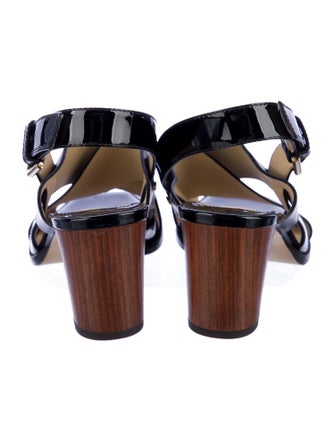 Jimmy Choo Leather Slingback Sandals