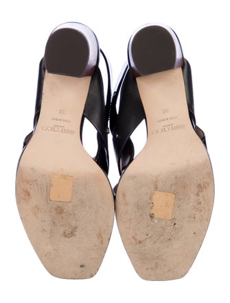 Jimmy Choo Leather Slingback Sandals