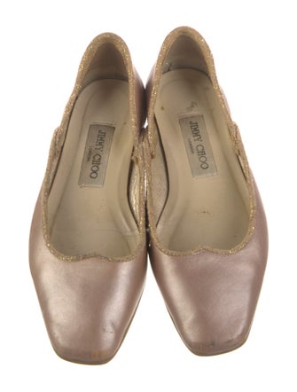 Jimmy Choo Leather Ballet Flats