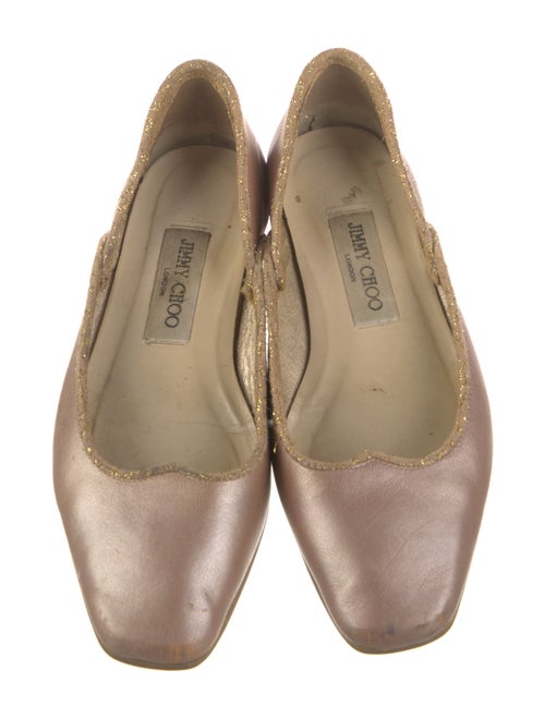 Jimmy Choo Leather Ballet Flats