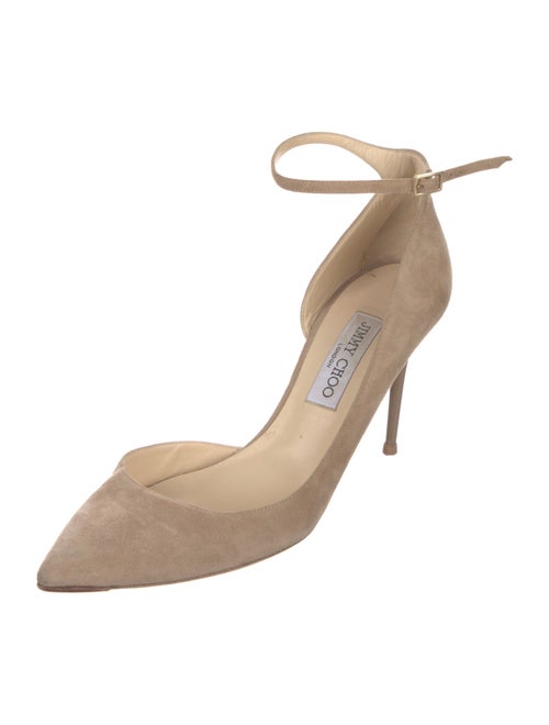 Jimmy Choo Suede D'Orsay Pumps