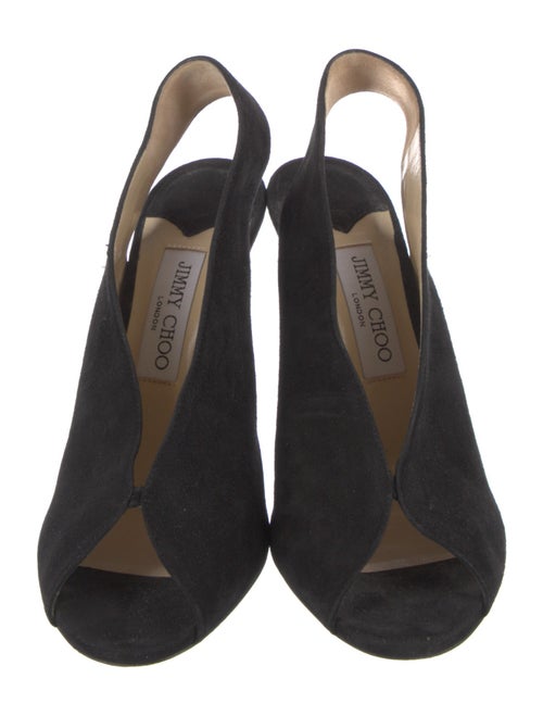 Jimmy Choo Suede Slingback Sandals