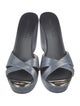 Jimmy Choo Denim Printed Slides