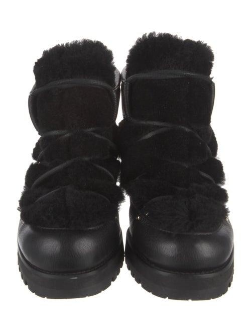 Jimmy Choo Leather Combat Boots