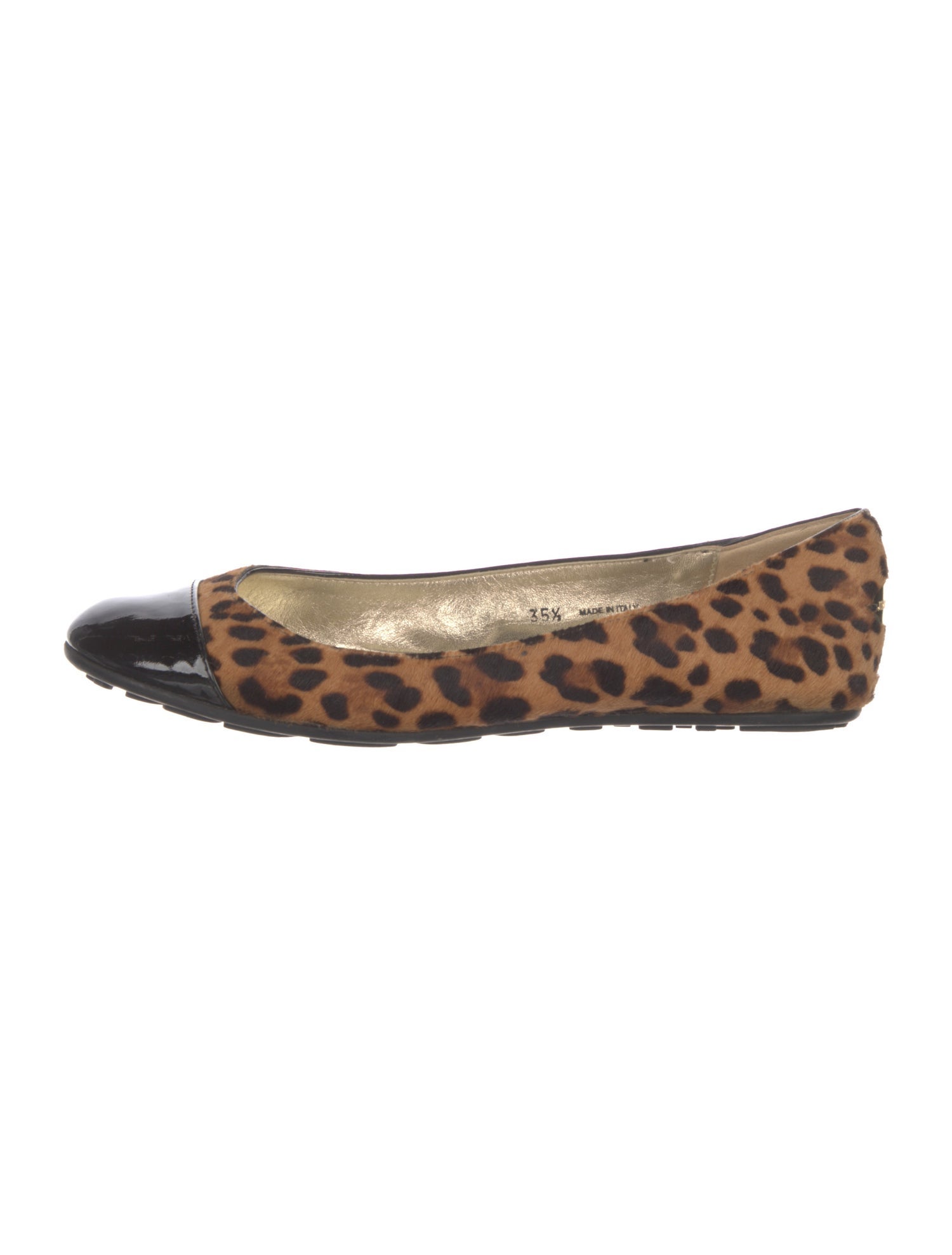 Jimmy Choo Ponyhair Animal Print Flats