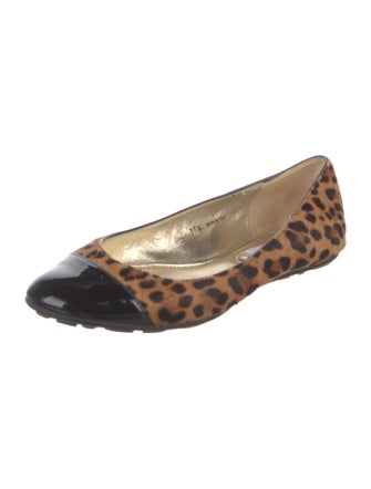 Jimmy Choo Ponyhair Animal Print Flats