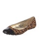 Jimmy Choo Ponyhair Animal Print Flats