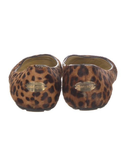 Jimmy Choo Ponyhair Animal Print Flats