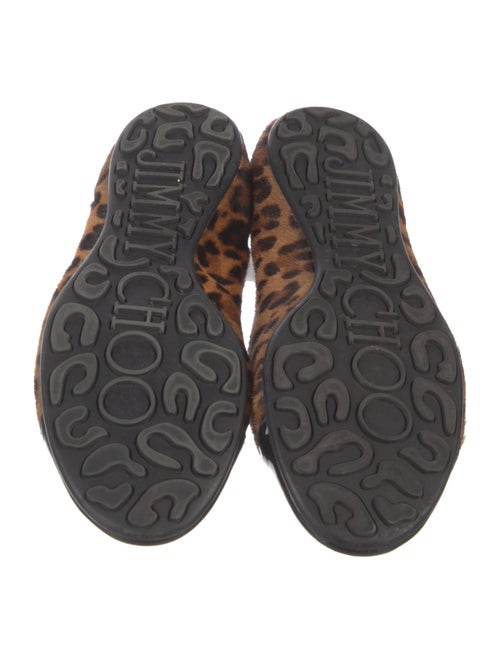 Jimmy Choo Ponyhair Animal Print Flats