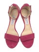 Jimmy Choo Suede D'Orsay Pumps