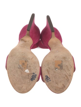 Jimmy Choo Suede D'Orsay Pumps