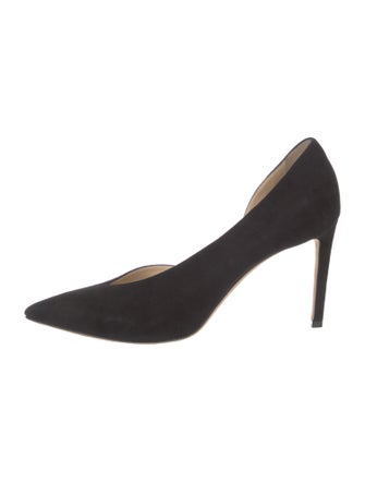 Jimmy Choo Suede D'Orsay Pumps