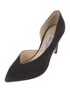 Jimmy Choo Suede D'Orsay Pumps