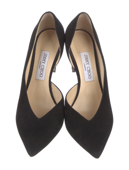 Jimmy Choo Suede D'Orsay Pumps
