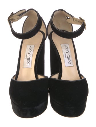 Jimmy Choo Velvet D'Orsay Pumps