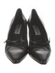 Jimmy Choo Leather Bow Accents Pumps
