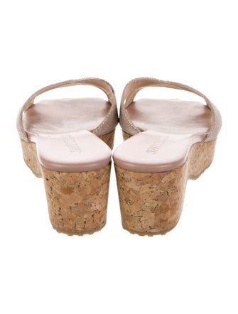 Jimmy Choo Colorblock Pattern Slides