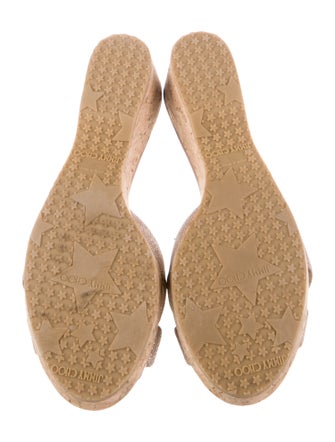 Jimmy Choo Colorblock Pattern Slides