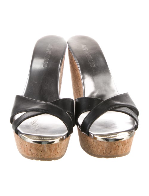 Jimmy Choo Leather Slides