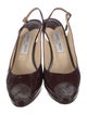 Jimmy Choo Patent Leather Slingback Pumps