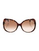 Jimmy Choo Valentina Oversize Sunglasses