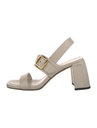 Jimmy Choo Leather Slingback Sandals