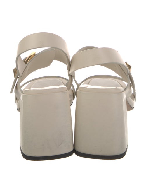 Jimmy Choo Leather Slingback Sandals