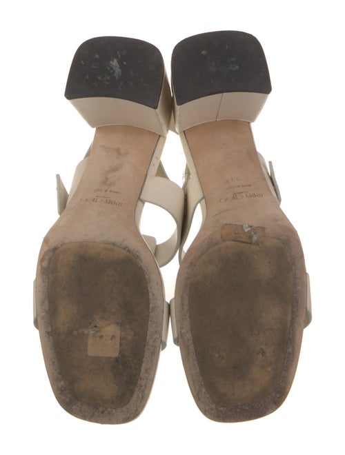 Jimmy Choo Leather Slingback Sandals