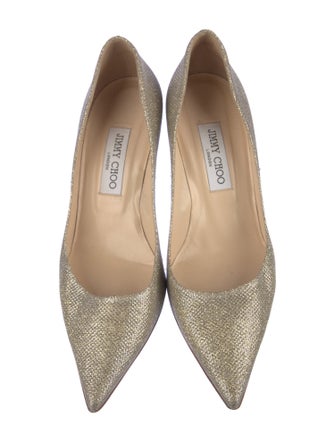 Jimmy Choo Glitter Glitter Accents Pumps