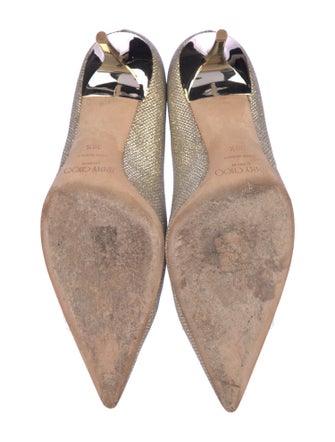 Jimmy Choo Glitter Glitter Accents Pumps