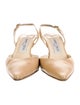 Jimmy Choo Leather Slingback Pumps