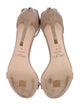 Jimmy Choo Suede Crystal Embellishments Sandals