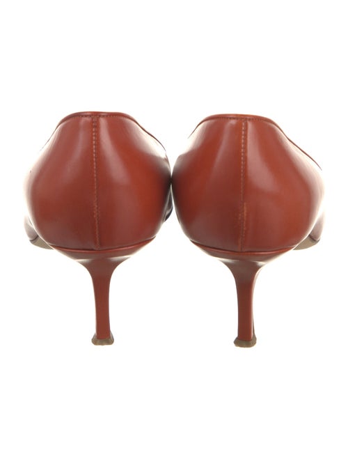 Jimmy Choo Leather Cutout Accent Pumps