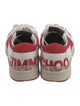 Jimmy Choo Leather Colorblock Pattern Sneakers