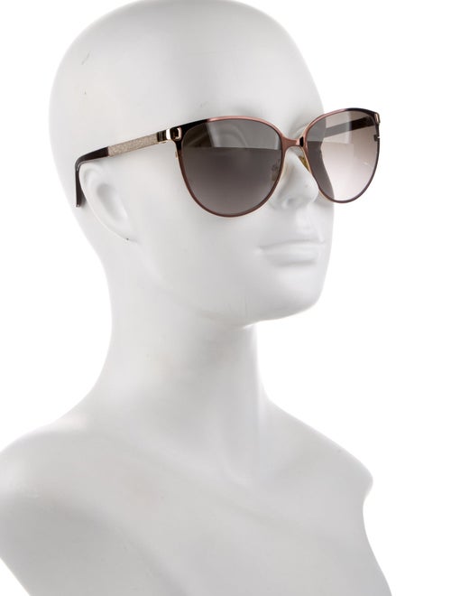 Jimmy Choo Lexie Aviator Sunglasses Cat-Eye Sunglasses