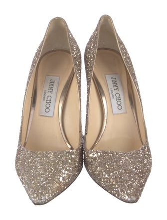 Jimmy Choo Glitter Pumps