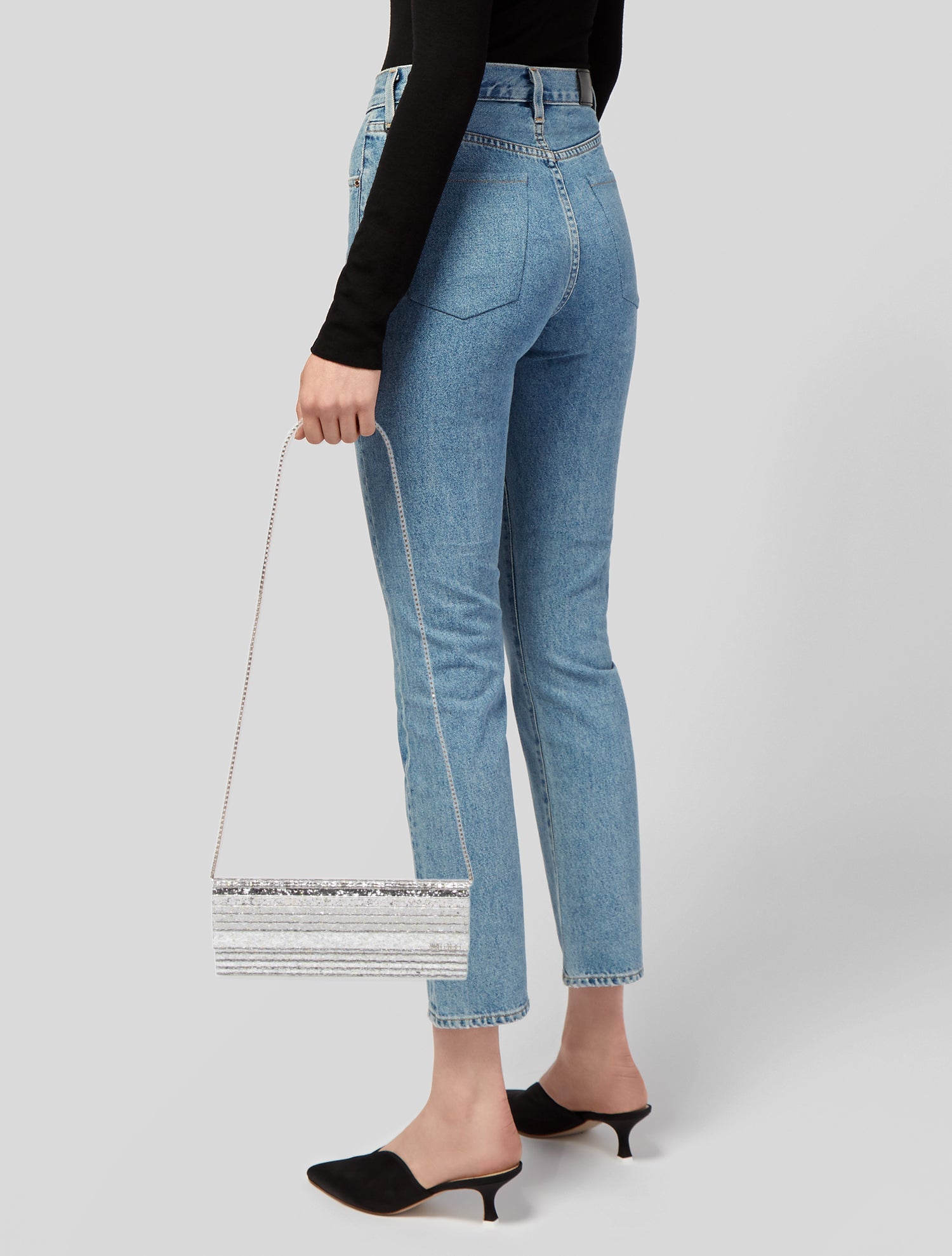 Jimmy Choo Glitter Clutch