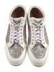 Jimmy Choo Leather Colorblock Pattern Sneakers