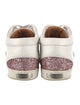 Jimmy Choo Leather Colorblock Pattern Sneakers