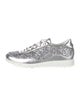 Jimmy Choo Glitter Colorblock Pattern Sneakers