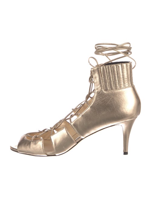 Jimmy Choo Leather T-Strap Pumps