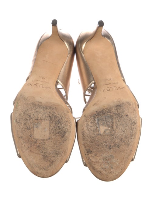 Jimmy Choo Leather T-Strap Pumps