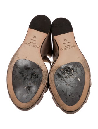 Jimmy Choo Glitter Glitter Accents Sandals