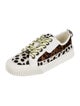 Jimmy Choo Signature Logo Ponyhair Sneakers